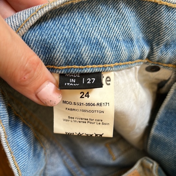 Retrofete Maggie two tone distressed jeans light wash 24 - Picture 12 of 12